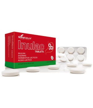 Inulac tablets 30 comprimidos de 2 g Soria Natural