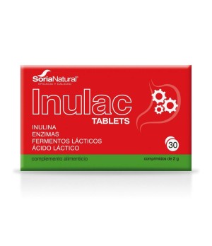 Inulac tablets 30 comprimidos de 2 g Soria Natural