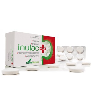 Inulac Plus tablets 24 comprimidos de 2 g Soria Natural