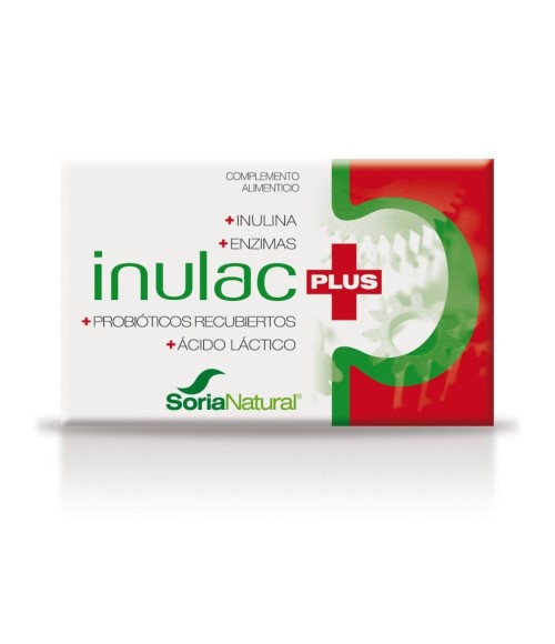 Inulac Plus tablets 24 comprimidos de 2 g Soria Natural