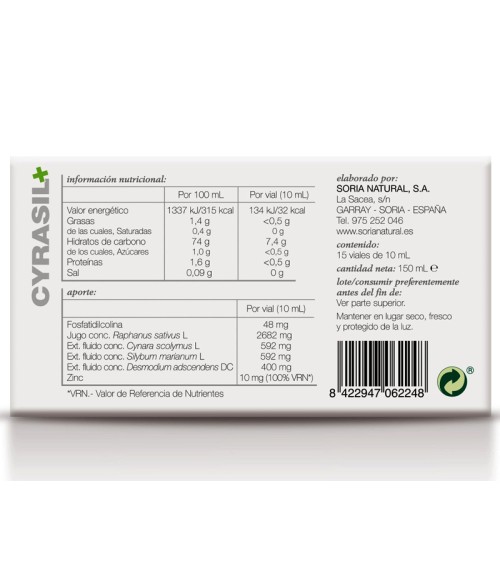 Cyrasil + 15 viales Soria Natural