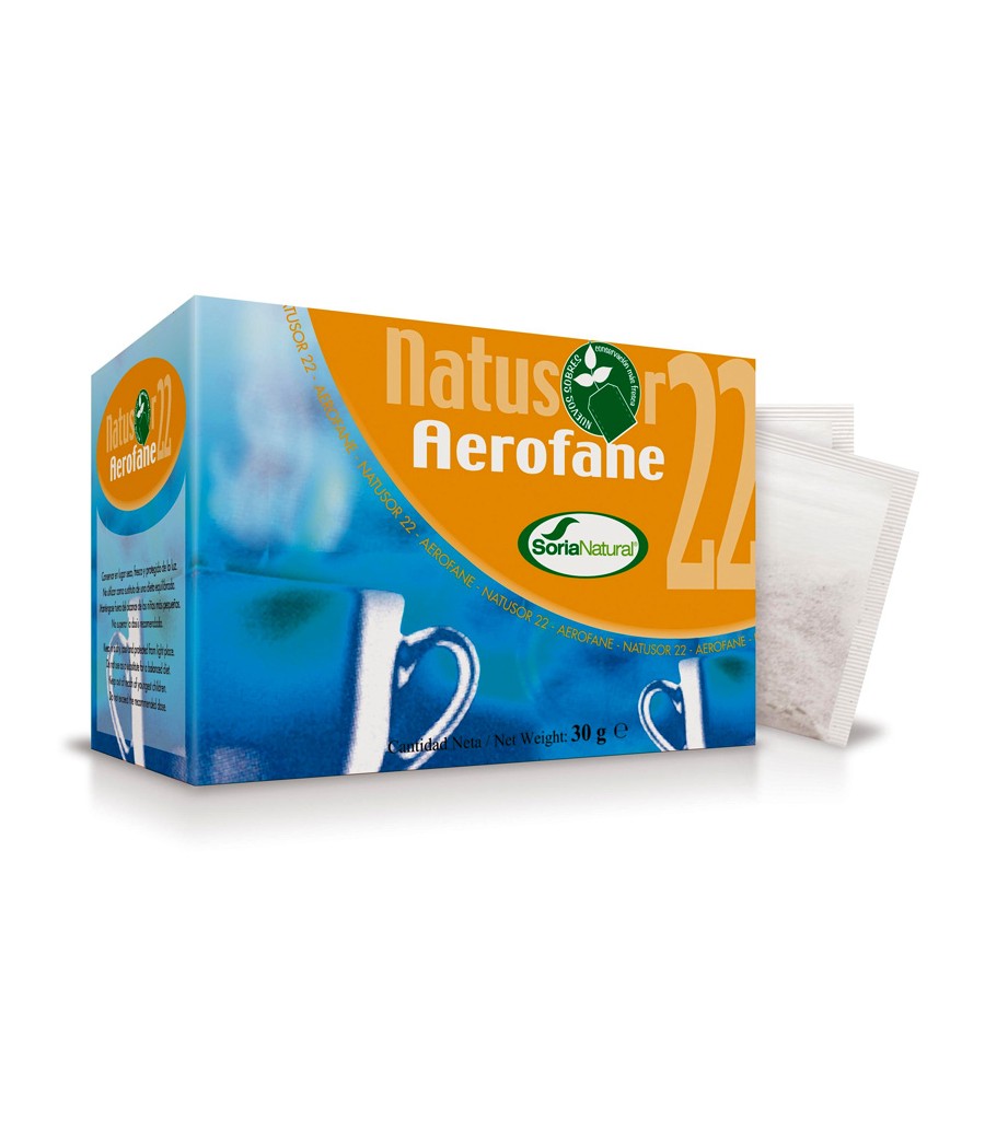 Natusor 22 - Aerofane 20 bolsitas Soria Natural