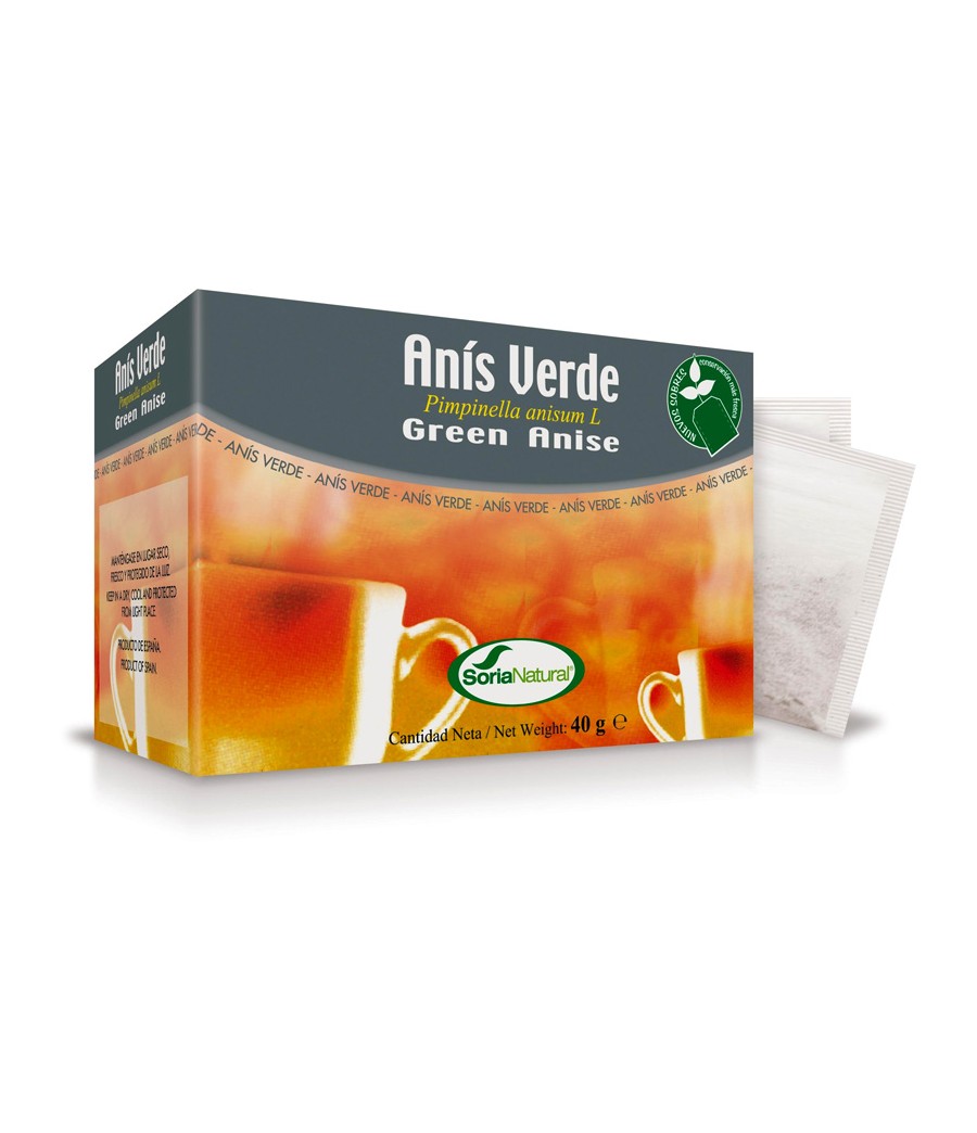 Anís Verde Infusión 20 bolsitas Soria Natural