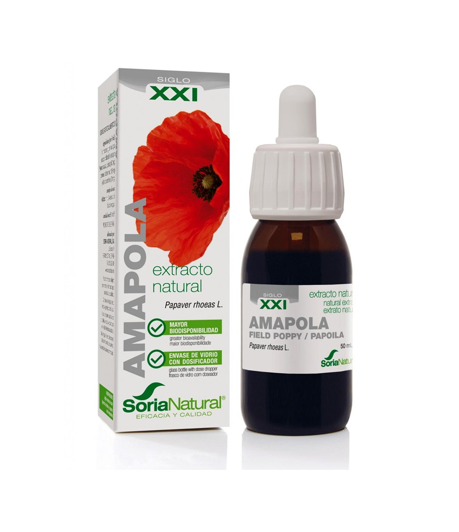 Amapola Extracto S.XXI 50 ml. Soria Natural