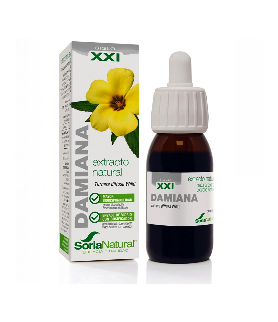 Damiana Extracto S.XXI 50 ml. Soria Natural