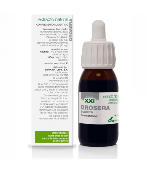 Drosera Extracto S.XXI 50 ml. Soria Natural