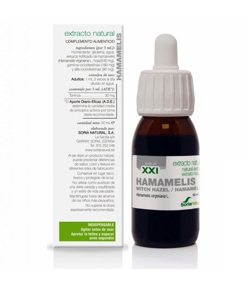 Hamamelis Extracto S.XXI 50 ml. Soria Natural