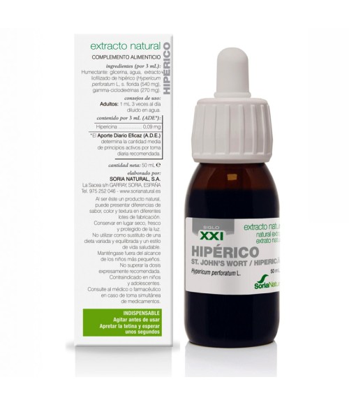 Hipérico Extracto S.XXI 50 ml. Soria Natural
