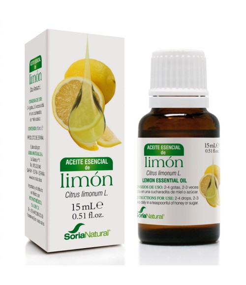 Aceite Esencial Limón 15 ml. Soria Natural
