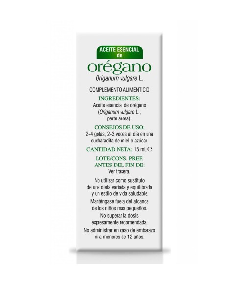Aceite Esencial Oregano 15 ml. Soria Natural