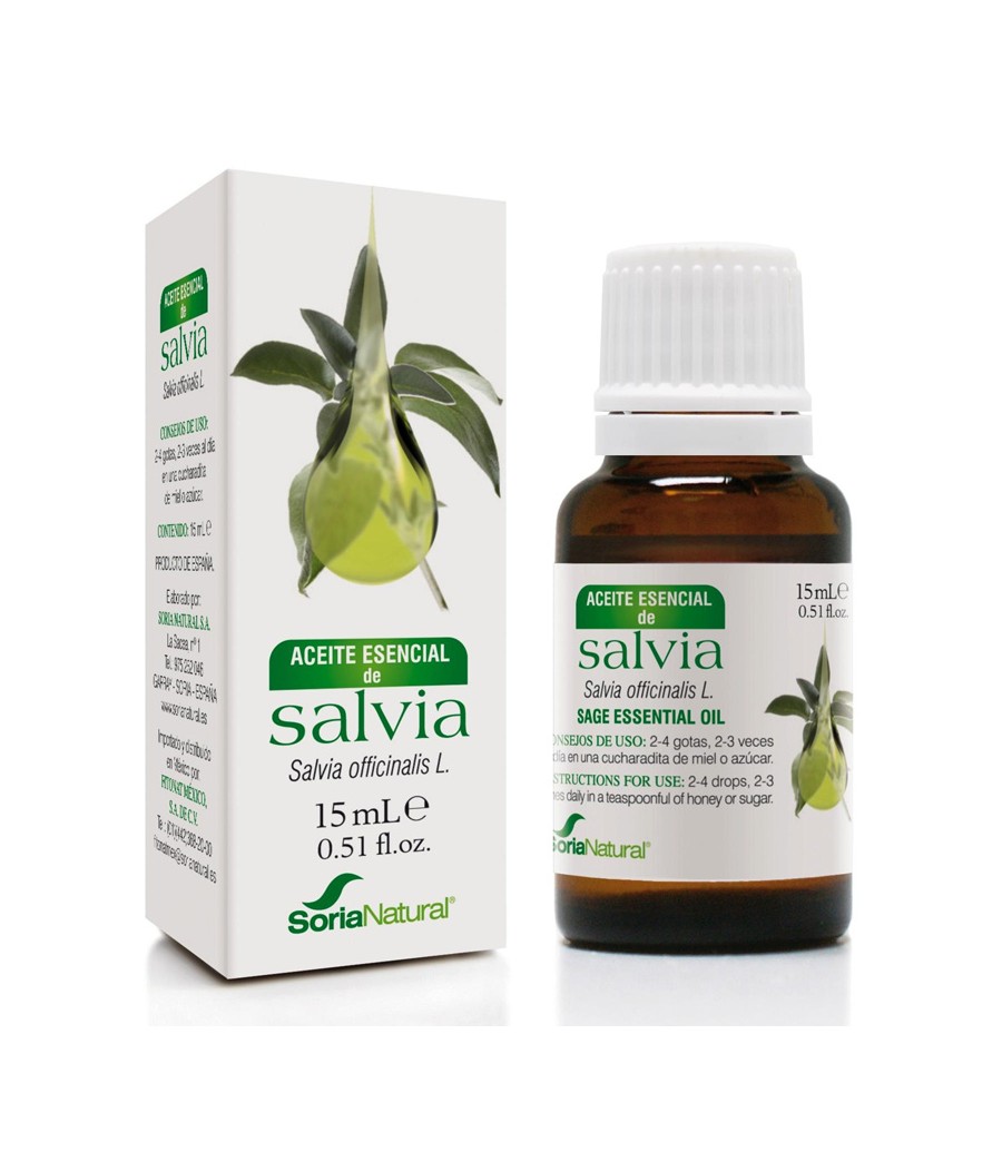 Aceite Esencial Salvia 15 ml. Soria Natural