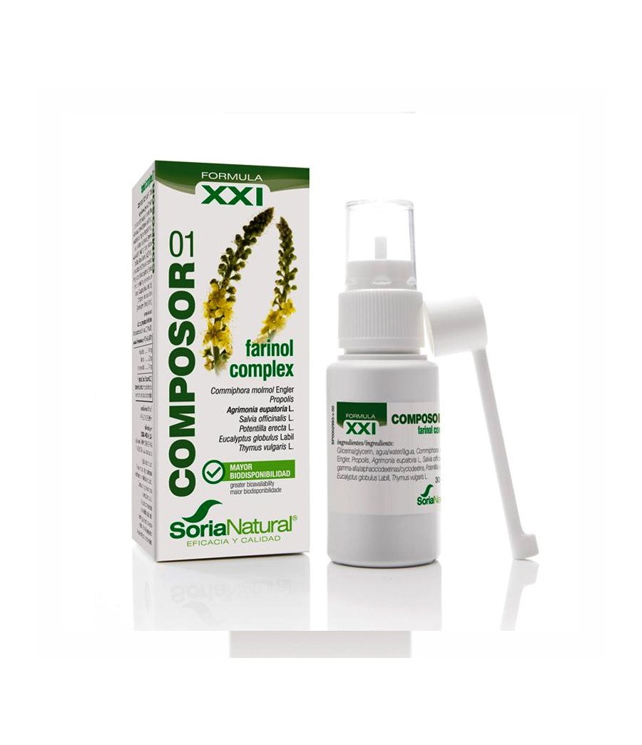 Composor 01 Farinol Complex 50 ml. Soria Natural