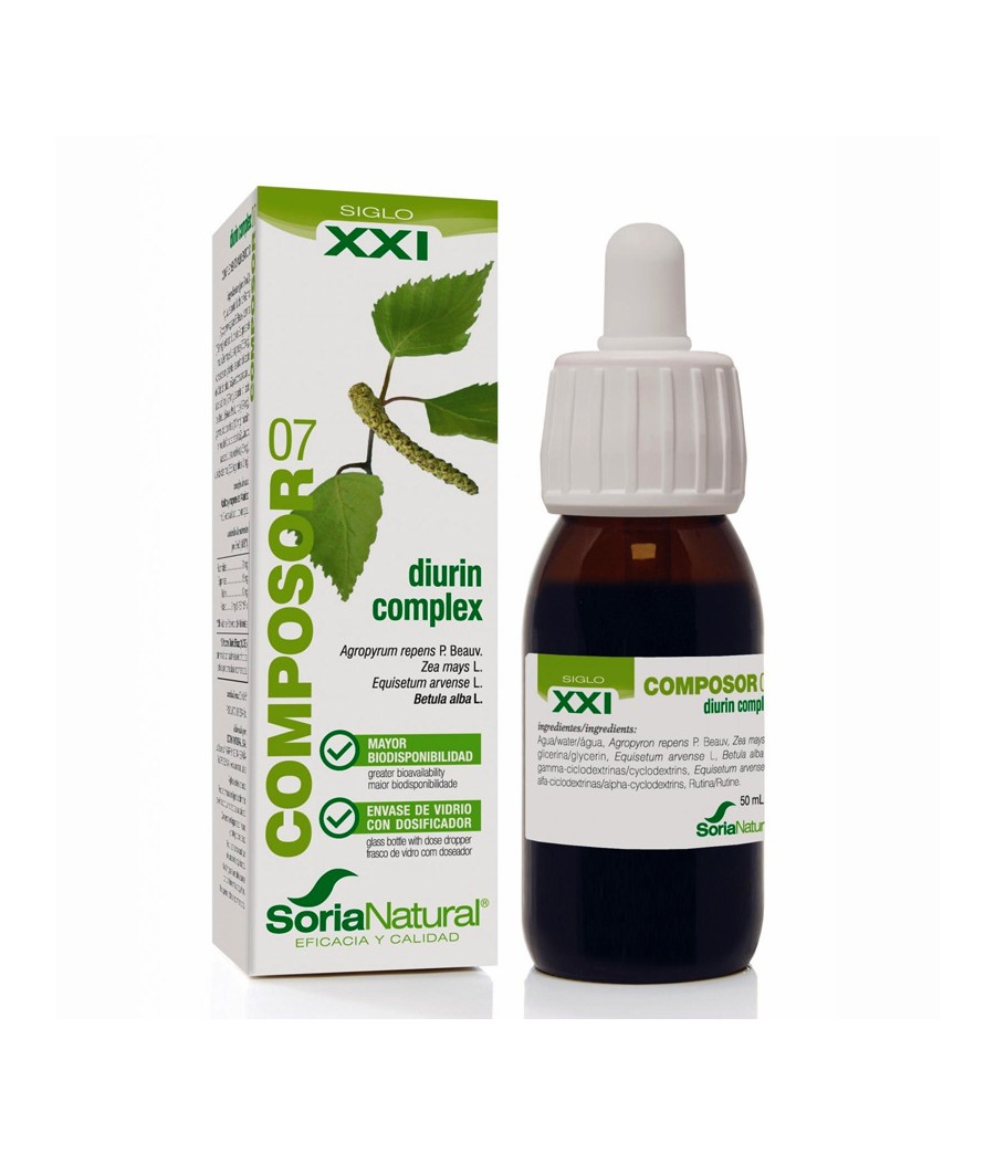Composor 07 Diurin Complex 50 ml. Soria Natural
