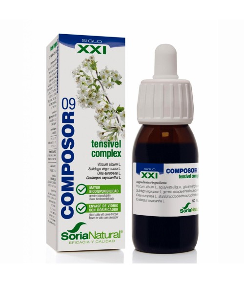 Composor 09 Tensivel Complex 50 ml. Soria Natural