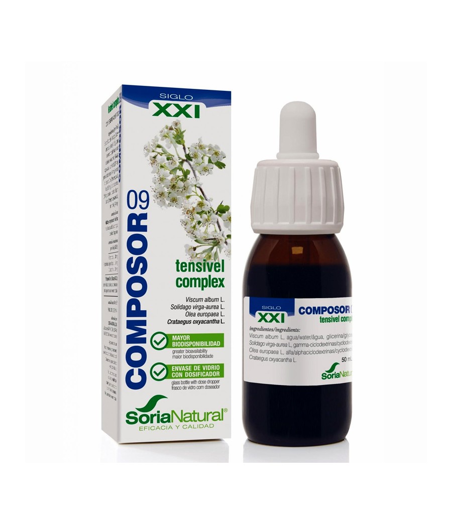 Composor 09 Tensivel Complex 50 ml. Soria Natural