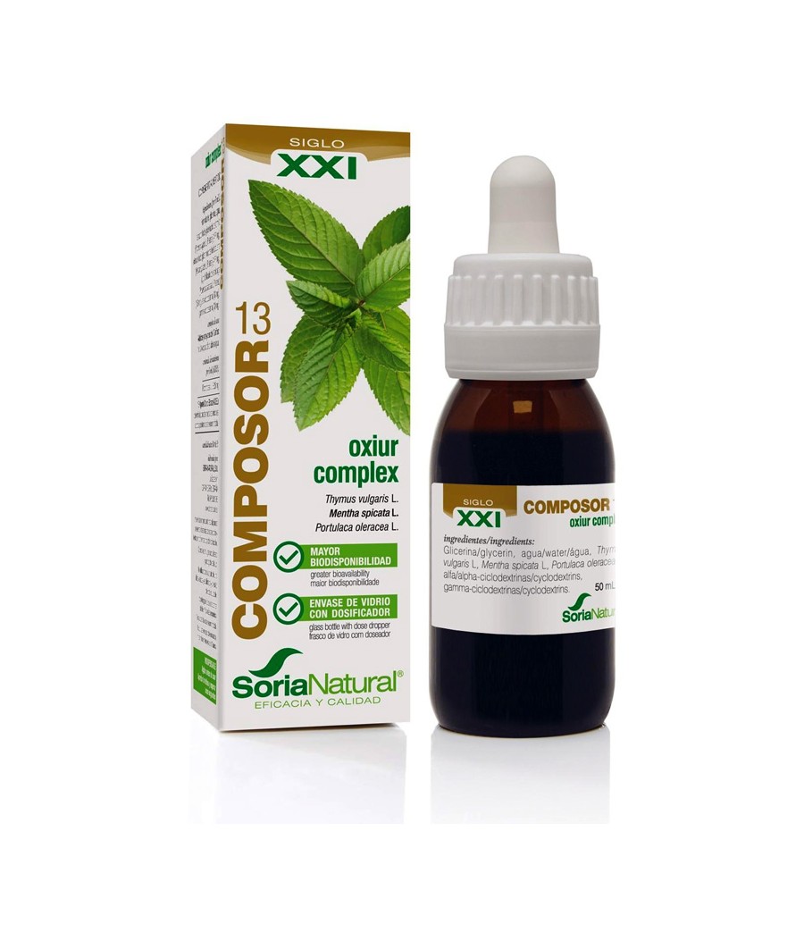 Composor 13 Oxiur Complex 50 ml. Soria Natural