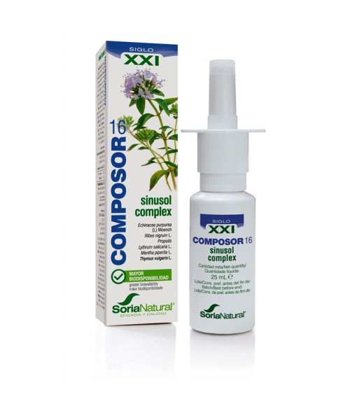Composor 16 Sinusol Complex 50 ml. Soria Natural