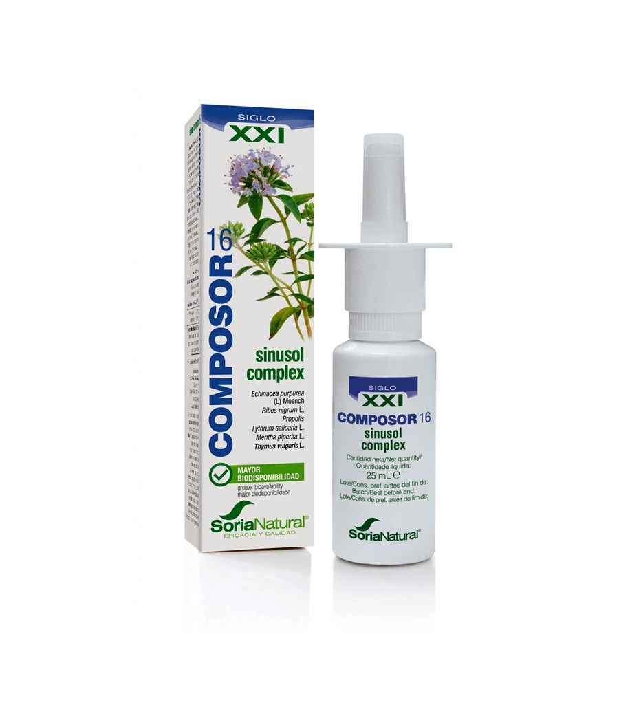 Composor 16 Sinusol Complex 50 ml. Soria Natural