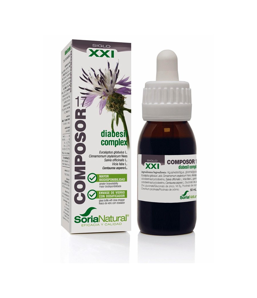 Composor 17 Diabesil Complex 50 ml. Soria Natural
