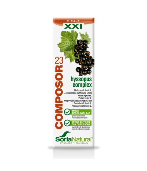 Composor 23 Hyssopus Complex 50 ml. Soria Natural