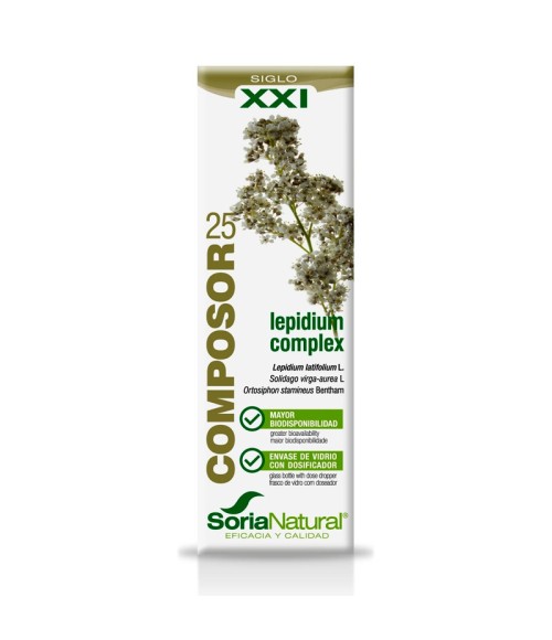 Composor 25 Lepidium Complex 50 ml. Soria Natural