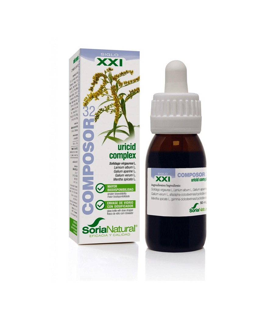 Composor 32 Uricid Complex 50 ml. Soria Natural
