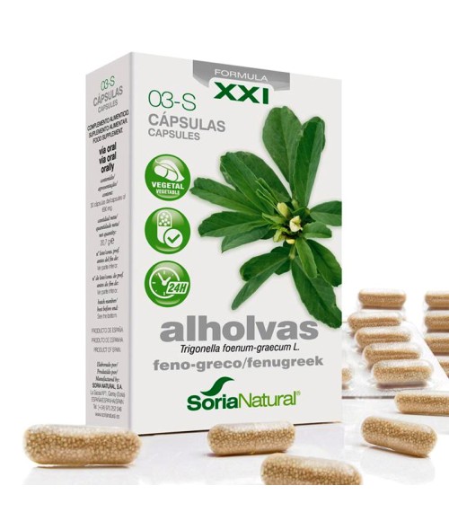 03-S Alholvas 30 cápsulas Soria Natural