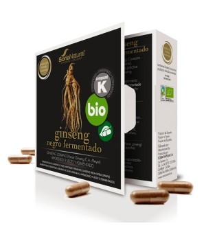 Ginseng negro fermentado 24 cap. Soria Natural