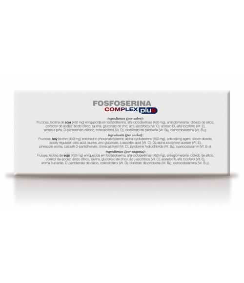 Fosfoserina Complex Plus 25 sobres Soria Natural