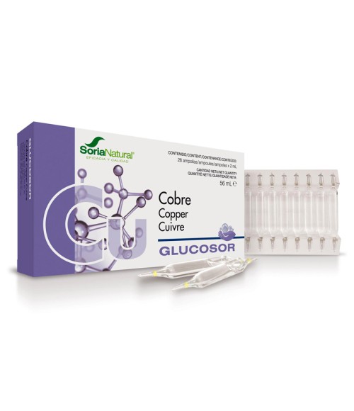 Glucosor Cobre 28 ampollas Soria Natural