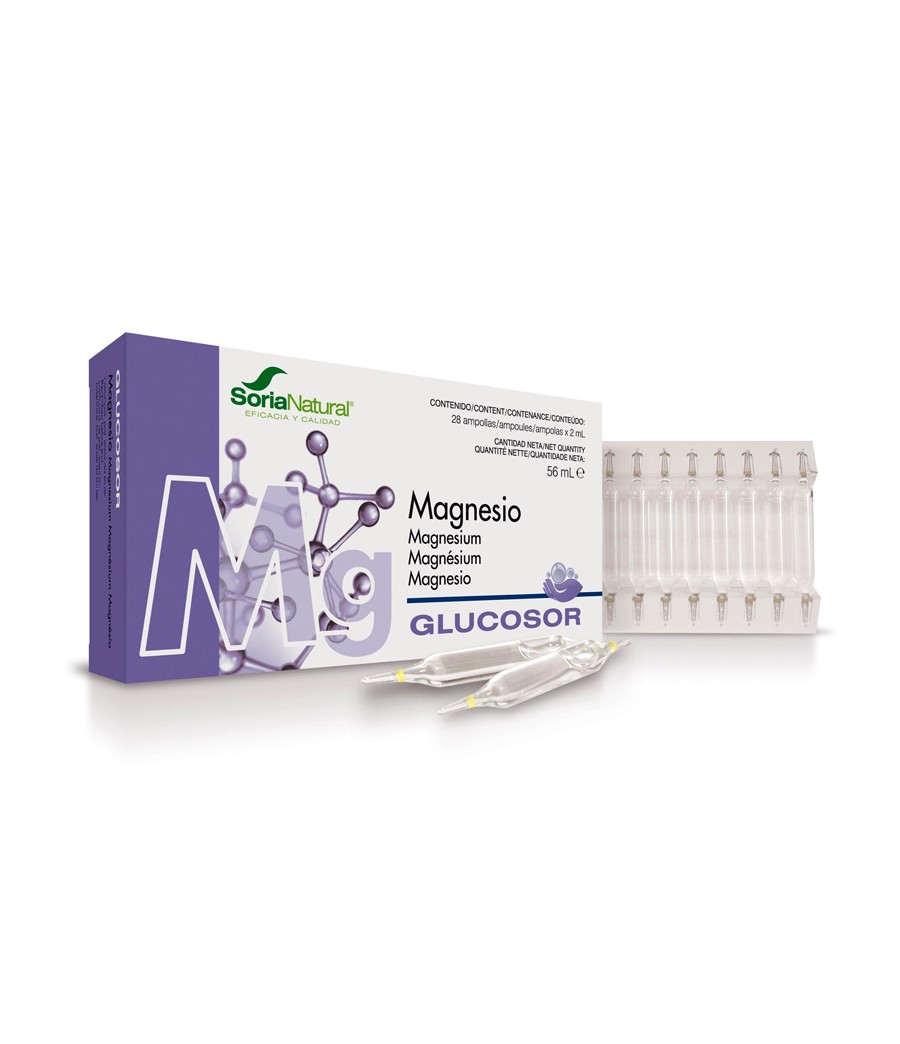 Glucosor Magnesio 28 ampollas Soria Natural