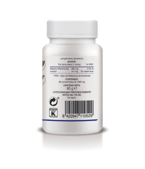 Vitamina B3 (Niacina) Liberación Sostenida 150 comp. Soria Natural