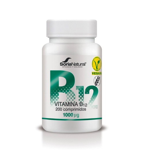 Vitamina B12 Liberación Sostenida 200 comp. Soria Natural