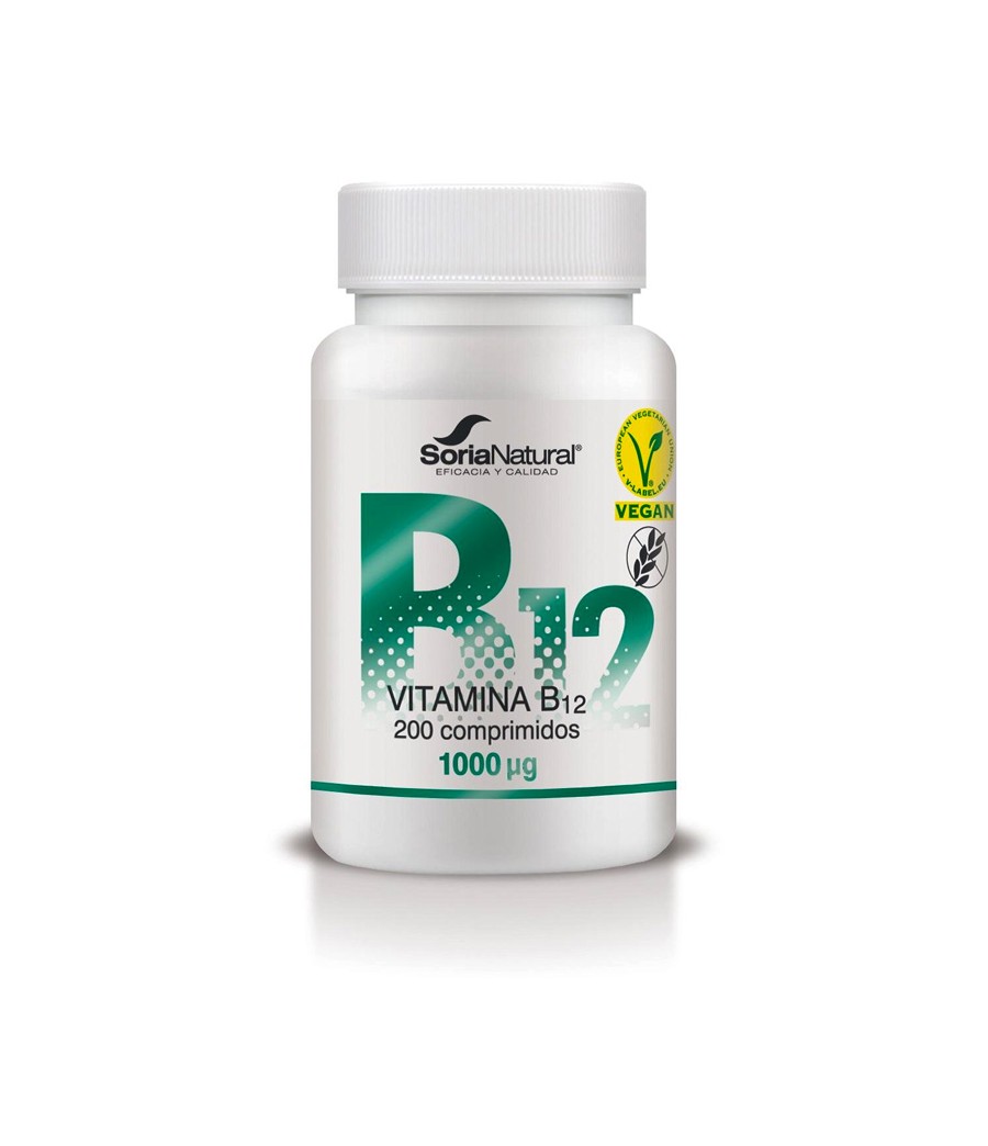 Vitamina B12 Liberación Sostenida 200 comp. Soria Natural