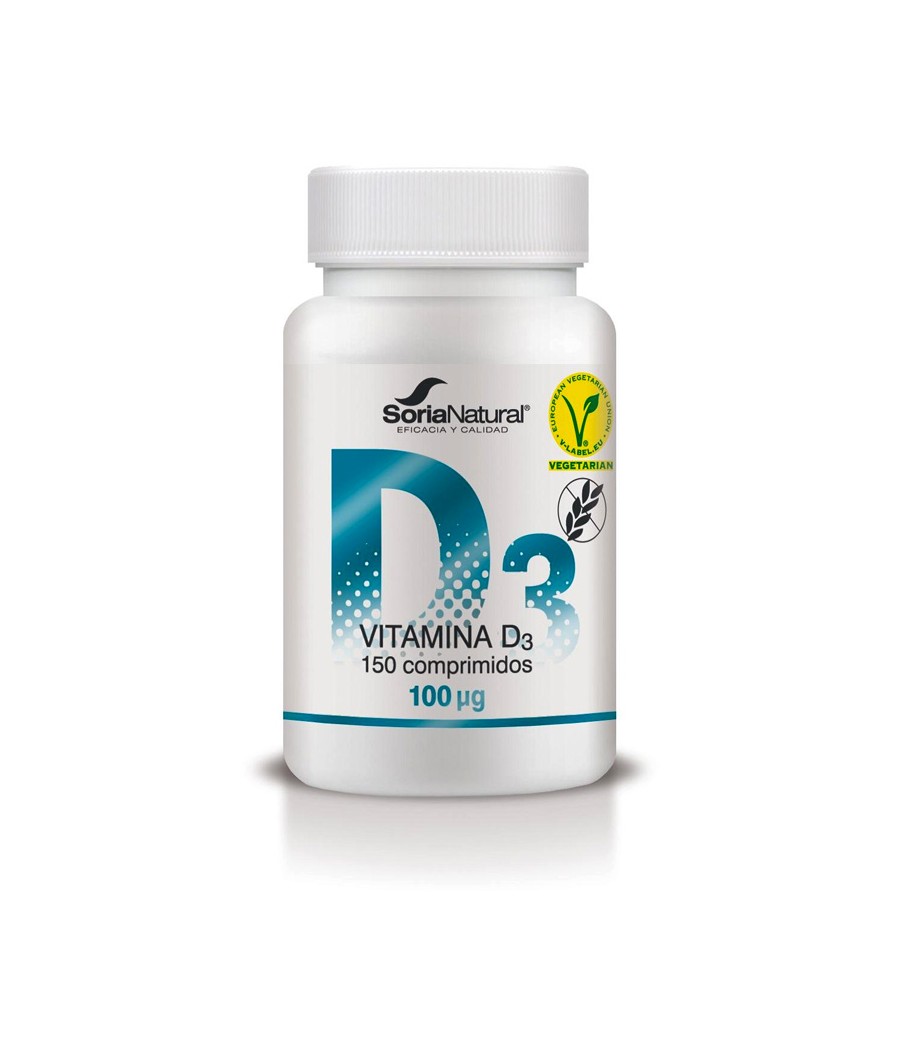 Vitamina D3 Liberación Sostenida 150 comp. Soria Natural