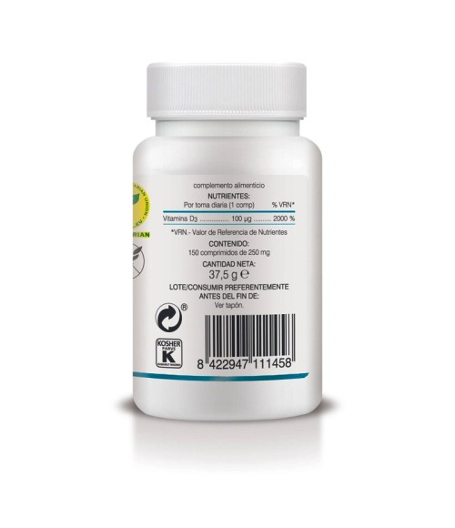 Vitamina D3 Liberación Sostenida 150 comp. Soria Natural