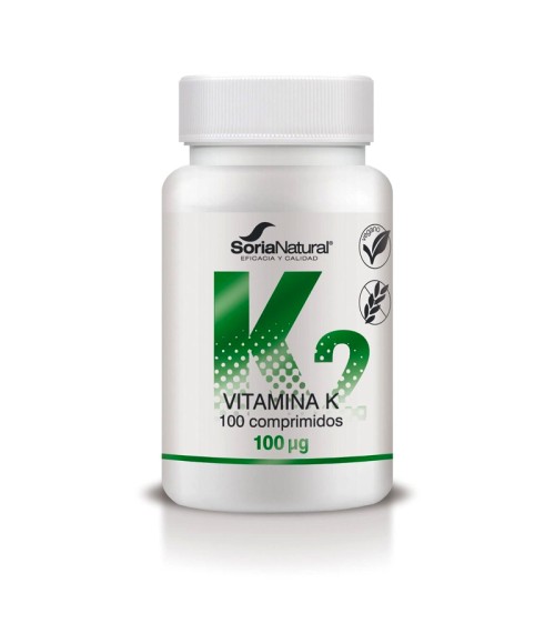 Vitamina K Liberación Sostenida 100 comp. Soria Natural