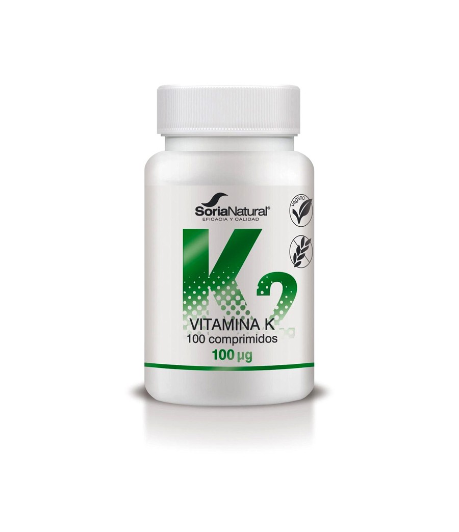 Vitamina K Liberación Sostenida 100 comp. Soria Natural