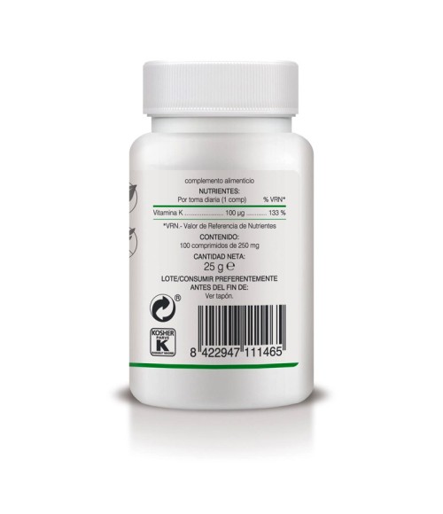 Vitamina K Liberación Sostenida 100 comp. Soria Natural