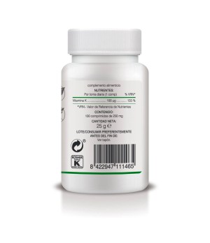 Vitamina K Liberación Sostenida 100 comp. Soria Natural