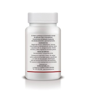 Hierro con Vitamina C Liberación Sostenida 60 comp. Soria Natural