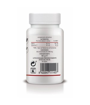 Hierro con Vitamina C Liberación Sostenida 60 comp. Soria Natural