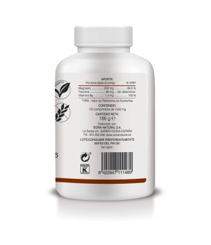 Magnesio + Vitamina B6 Liberación Sostenida 120 comp. Soria Natural