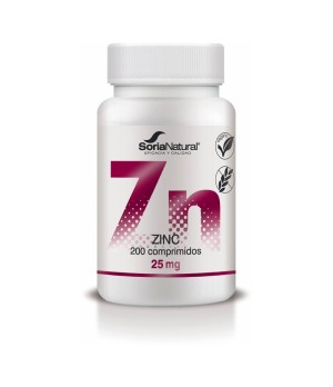 Zinc Liberación Sostenida 200 comp. Soria Natural