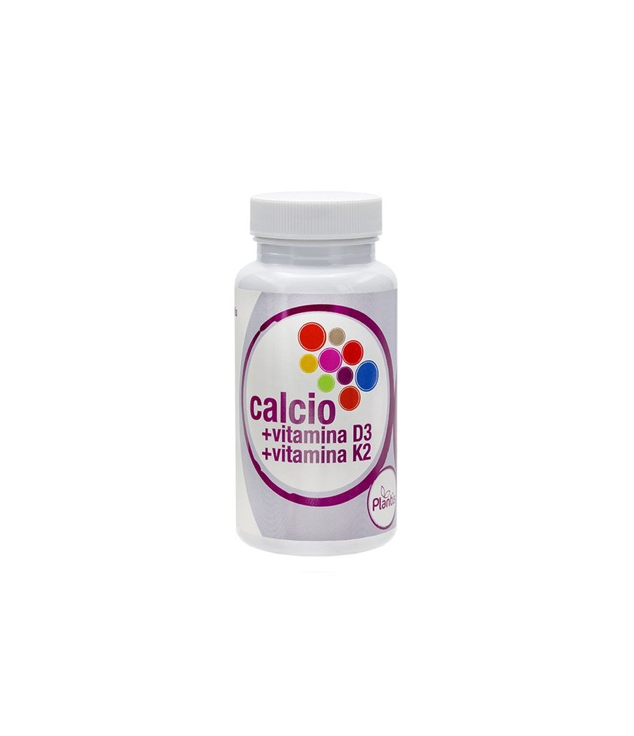 Calcio + Vitamina D3 + Vitamina K2 60 cap. Plantis