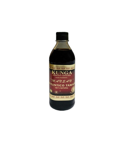 Tamari Mansan Orgánico Doble Concentrado 250 ml Kunga - Salsa de Soja Auténtica.