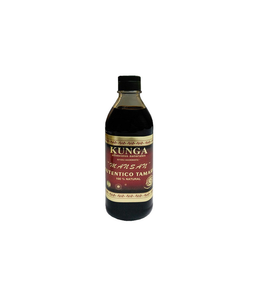 Tamari Mansan Orgánico Doble Concentrado 250 ml Kunga - Salsa de Soja Auténtica.