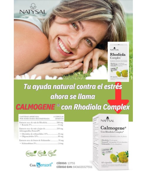 Calmogene con Rhodiola Complex 60 cáp. Natysal