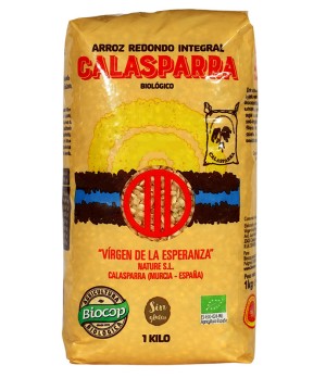 Arroz redondo integral ecológico Calasparra