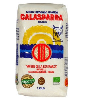 Arroz redondo ecológico Calasparra 1 Kg - Salud y Sabor Auténtico